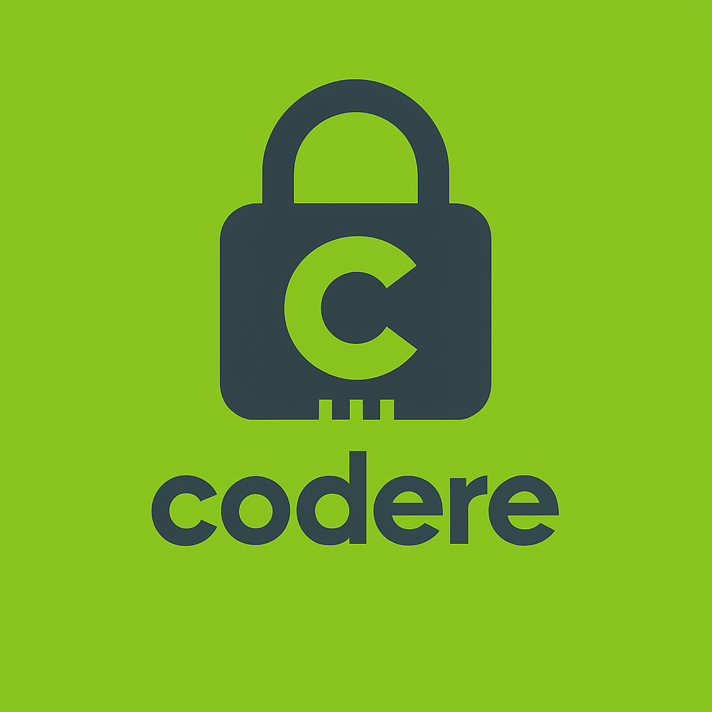 Secure login symbol for Codere Casino account