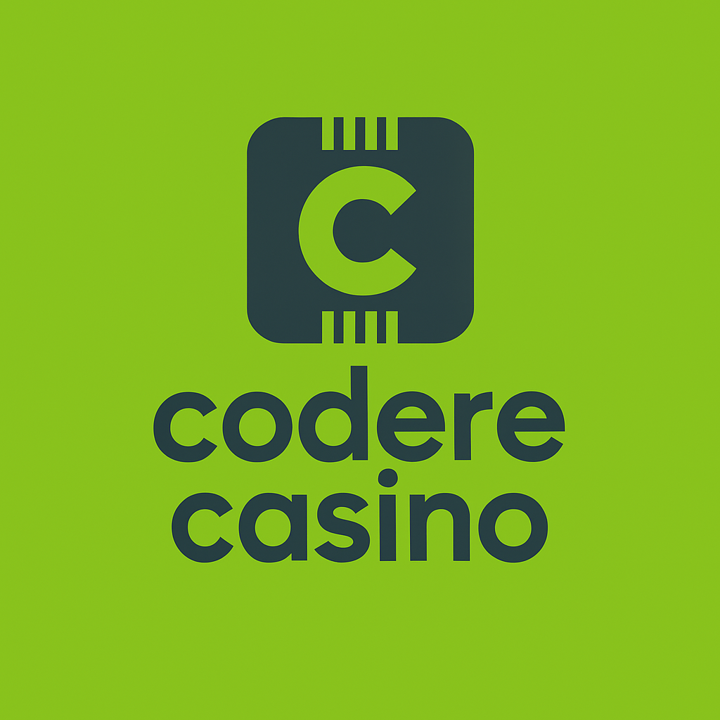 Official Codere Casino logo on green background